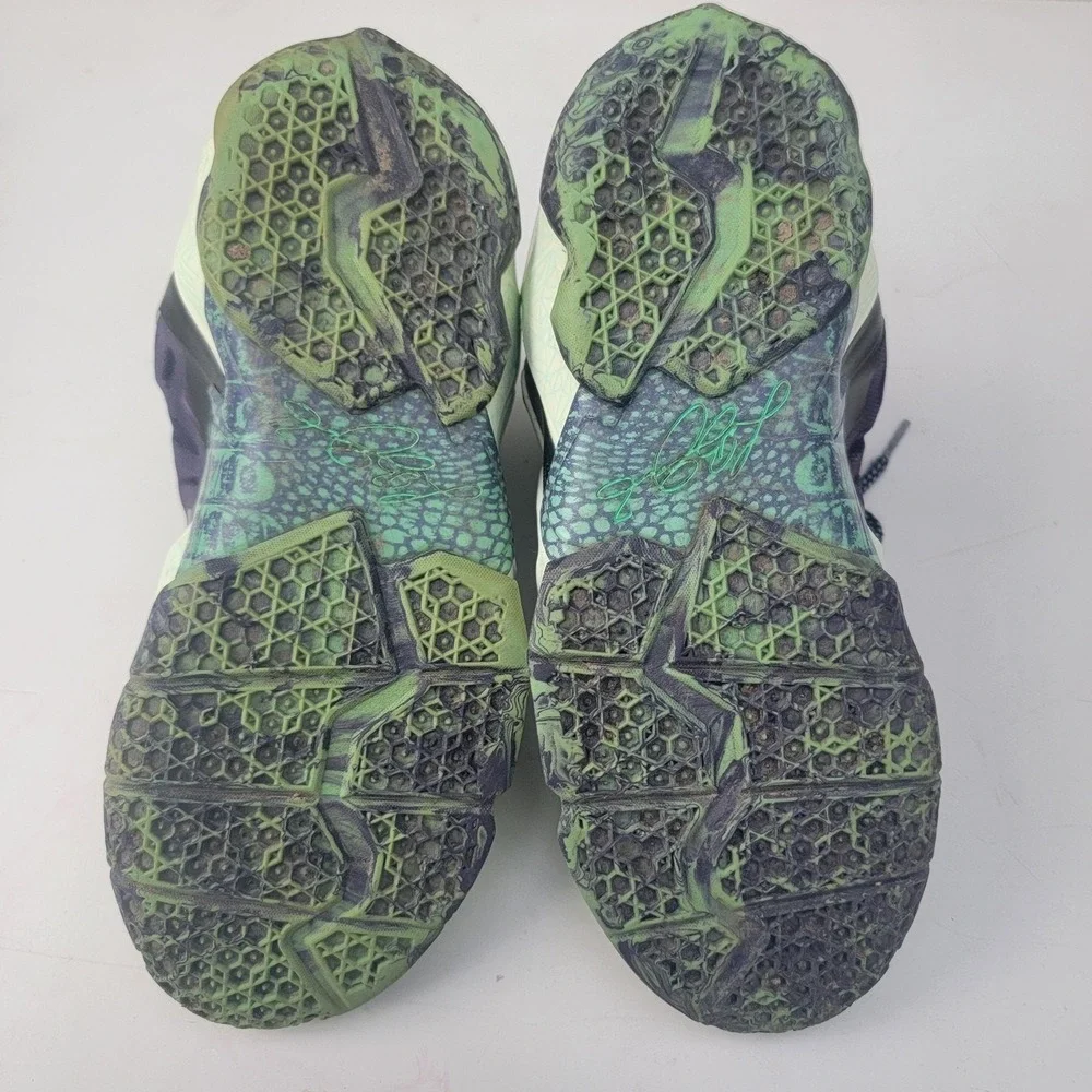Nike Lebron Shoes 11‎ All Star Gator King Basketball Gumbo Kids Youth Glow 5Y